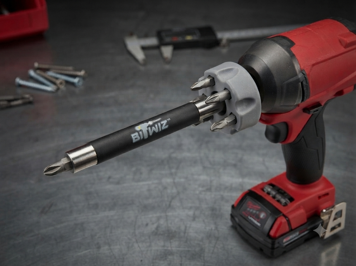Magnetic Drill Bit Holder – Secure Tool Organizer
